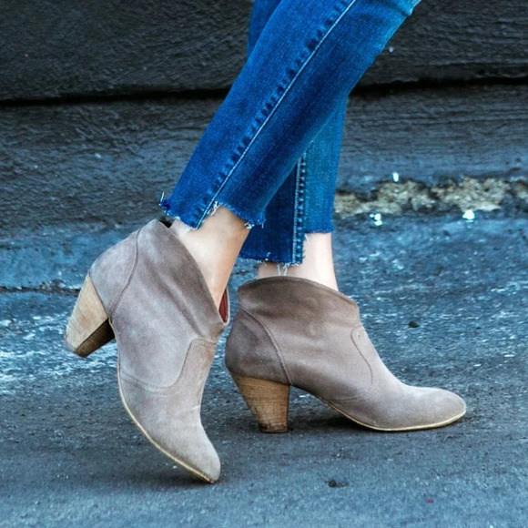 7 For All Mankind Blue Mid-Rise Ankle Skinny Released Frayed Hem Jeans Size 24 - Picture 4 of 8